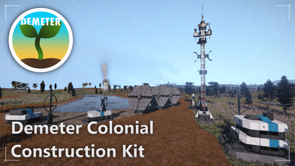 Demeter Colony Construction Kit — Space Engineers Workshop preview