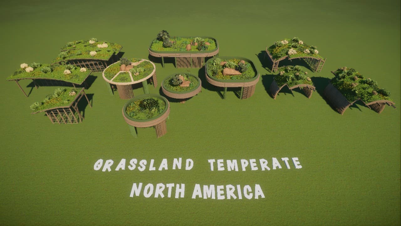Conservation shelter pack - North America (1) — Planet Zoo Workshop preview