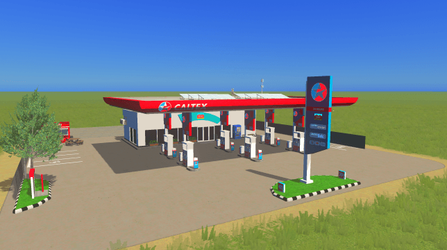Caltex Gas Station — Cities: Skylines Steam Workshop preview image