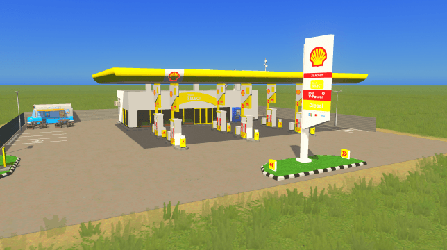 Shell Gas Station — Cities: Skylines Workshop preview