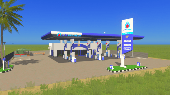 PTT Thailand Gas Station — Cities: Skylines Workshop preview