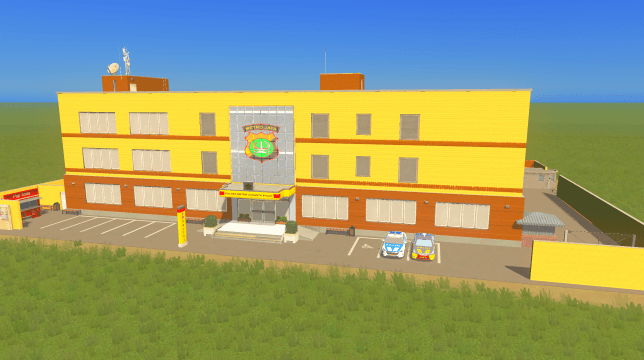 Indonesia Metro Police Station — Cities: Skylines Steam Workshop preview image