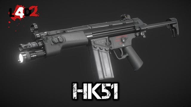 Fleming Firearms HK51 (AK47) — Left 4 Dead 2 Steam Workshop preview image