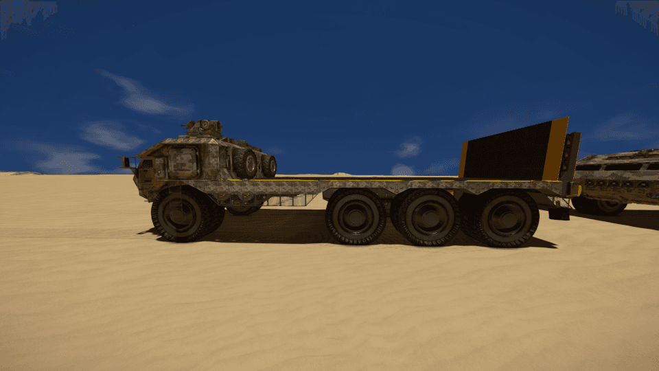 {BHI} Flatbed truck 'Zeus' — Space Engineers Workshop preview