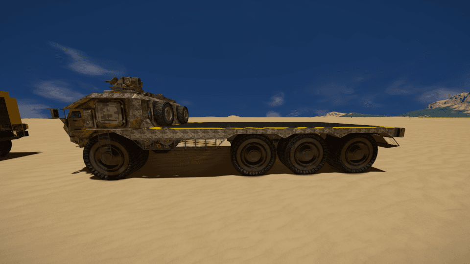 {BHI} Flatbed truck 'Zeus' NoRamp — Space Engineers Workshop preview