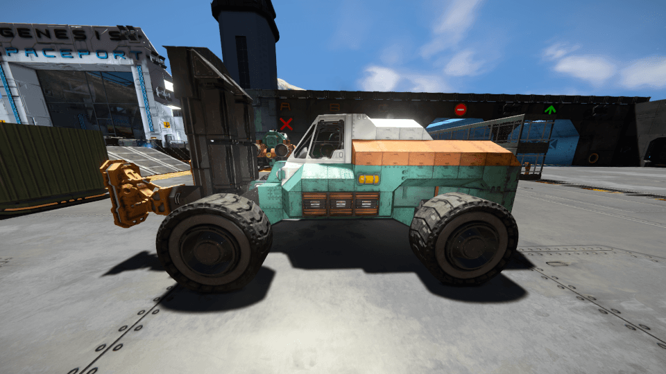 {BHI} Forklift 'Hercules' — Space Engineers Workshop preview