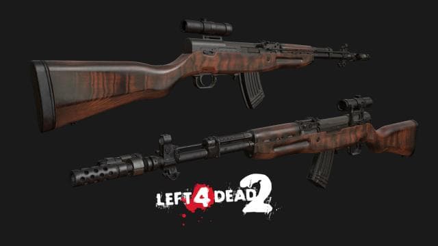 COD:MW SKS Wooden Black — Left 4 Dead 2 Steam Workshop preview image