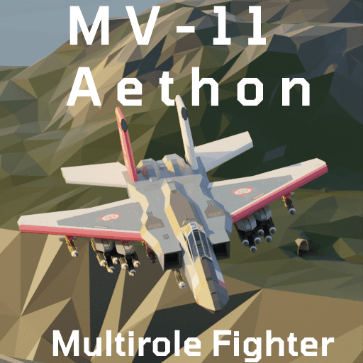 MV-11 Aethon Multirole Fighter — Stormworks: Build and Rescue Steam Workshop preview image