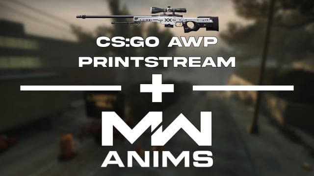 CS:GO AWP Printstream With COD:MW19 Animations — Left 4 Dead 2 Workshop preview