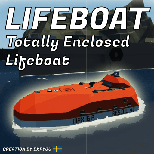 Totally Enclosed Lifeboat — Stormworks: Build and Rescue Workshop preview