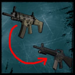 L4D2 Desert Rifle on L4D1 Animations replaces M16 — Left 4 Dead 2 Steam Workshop preview image
