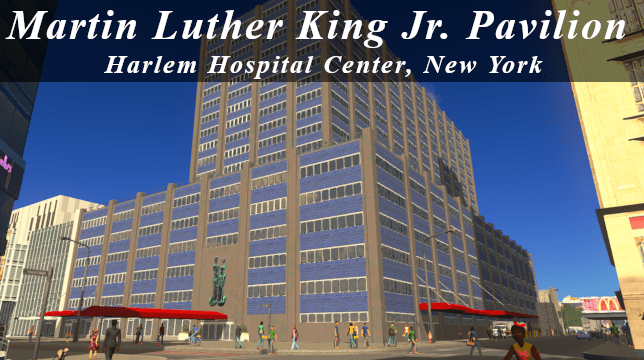 Harlem Hospital M.Luther King Jr — Cities: Skylines Steam Workshop preview image