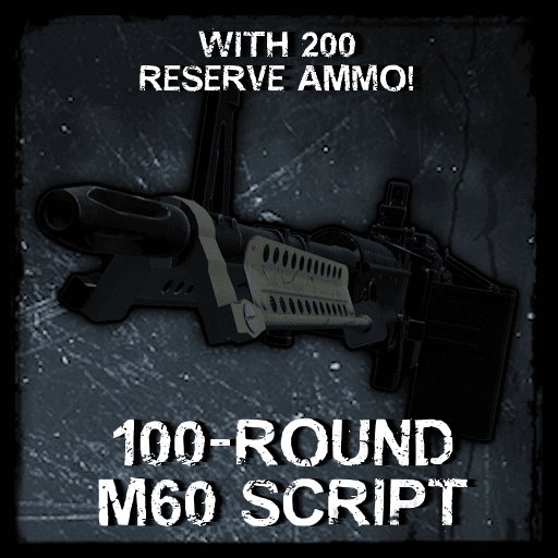 100-Round M60 Rebalance (with 200 Reserve Ammo)
 — Left 4 Dead 2 Steam Workshop preview image