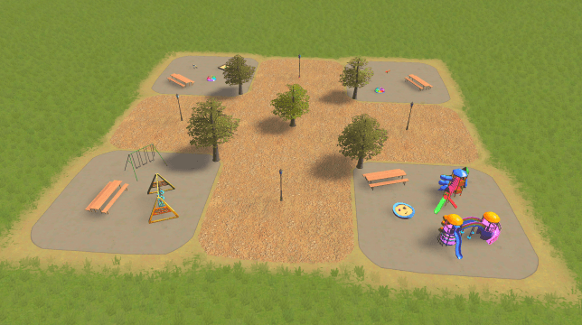 Recess Park 6x6 — Cities: Skylines Workshop preview