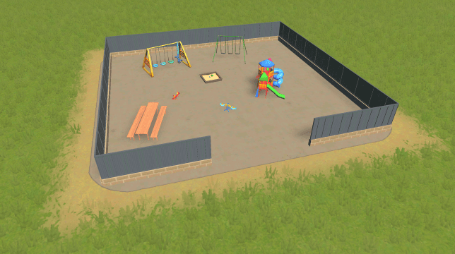 Recess Park 3x3 — Cities: Skylines Steam Workshop preview image