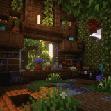 Minecraft Overgrown Cabin 4K Upscale — Wallpaper Engine Workshop preview