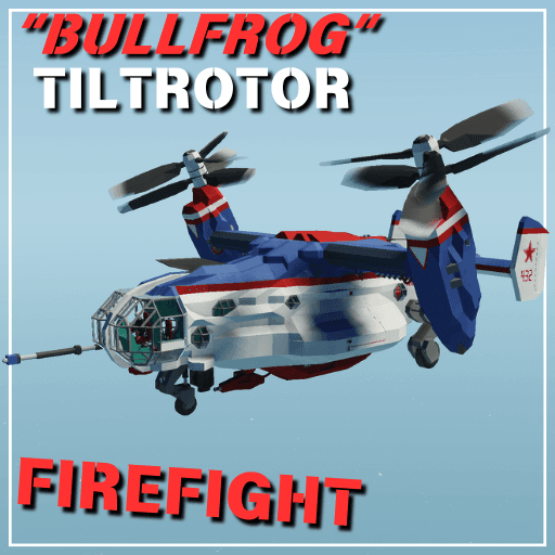 Vk-235 "Bullfrog" Firefight Tiltrotor VTOL — Stormworks: Build and Rescue Steam Workshop preview image