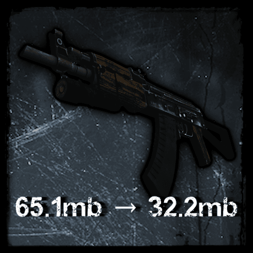 NIGHTMARE AKS-74U [Compressed] — Left 4 Dead 2 Steam Workshop preview image
