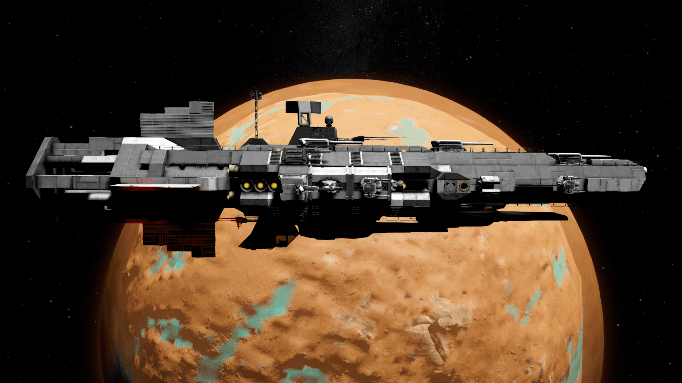 Gomorrah Class Monitor — Space Engineers Workshop preview