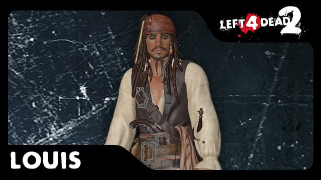COMM: Captain Jack Sparrow [Louis]
 — Left 4 Dead 2 Steam Workshop preview image