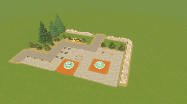城墙角公园A — Cities: Skylines Steam Workshop preview image