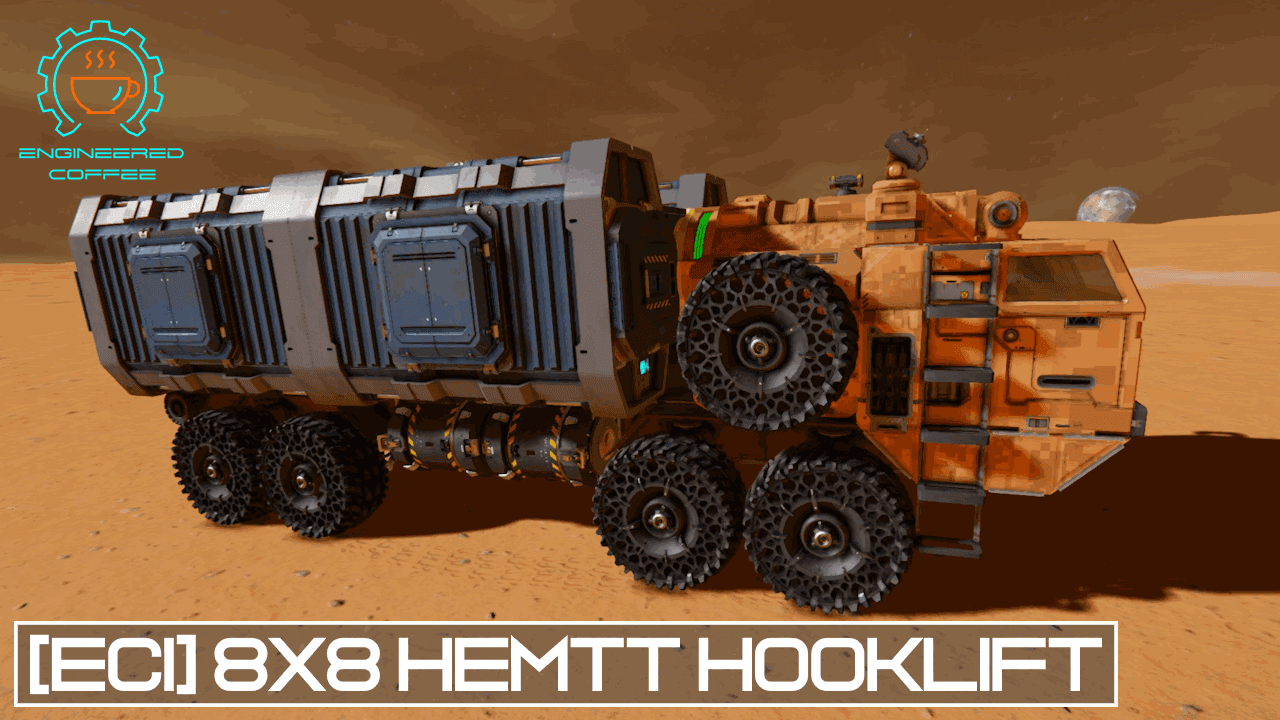 [ECI] 8x8 HEMTT Hooklift — Space Engineers Steam Workshop preview image
