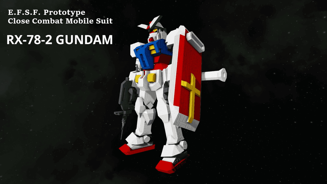 RX-78-2 GUNDAM — Space Engineers Workshop preview