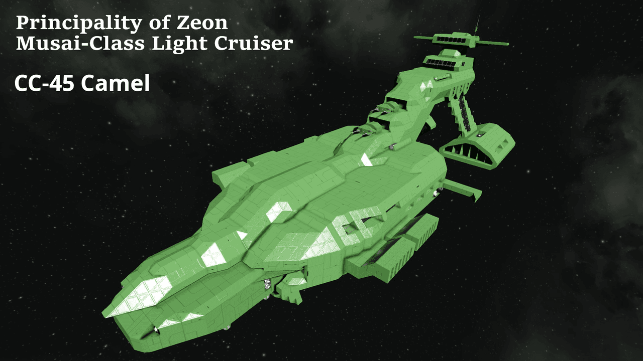 CC-45 MUSAI CLASS -CAMEL- — Space Engineers Workshop preview