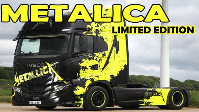 Skin Metallica Limited Edition for Iveco S-Way — Euro Truck Simulator 2 Steam Workshop preview image