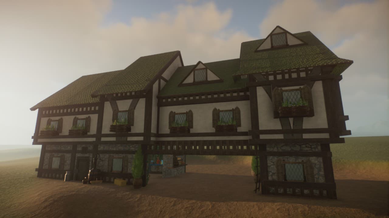 Tudor Medieval Entrance — Planet Zoo Workshop preview