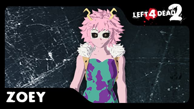 COMM: Mina Ashido [Zoey]
 — Left 4 Dead 2 Steam Workshop preview image