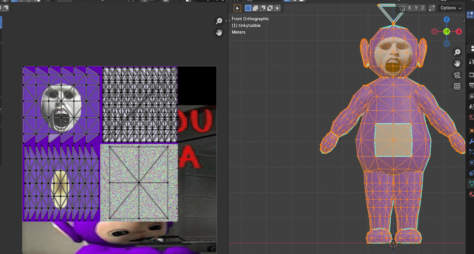 Tinky Winky Infected over tank
 — Left 4 Dead 2 Steam Workshop preview image