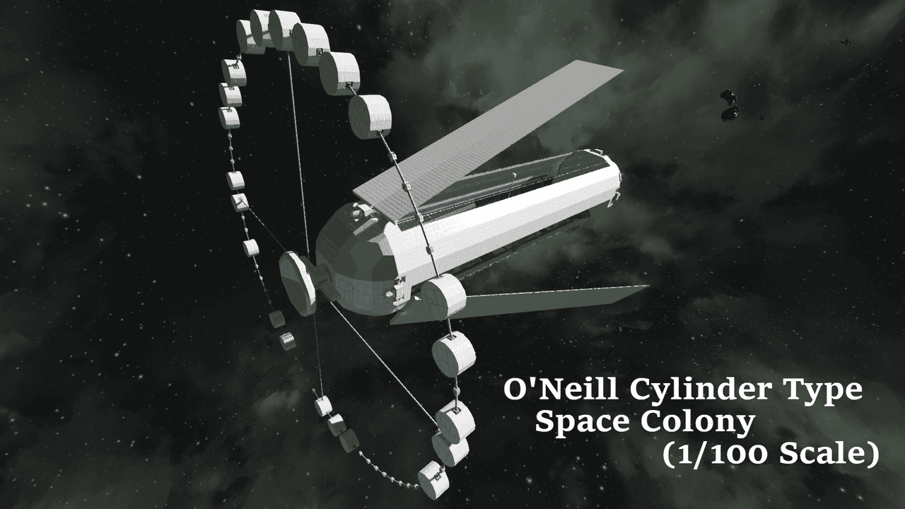 O'Neill Type SPACE COLONY — Space Engineers Workshop preview