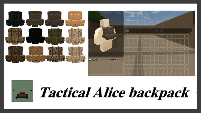 [Red.frog Studios] 15X50 tactical Alice backpack — Unturned Steam Workshop preview image