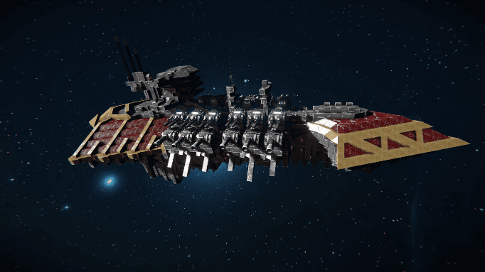 40K Murder class cruiser — Space Engineers Workshop preview