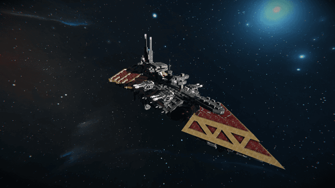 40K Slaughter class cruiser — Space Engineers Workshop preview