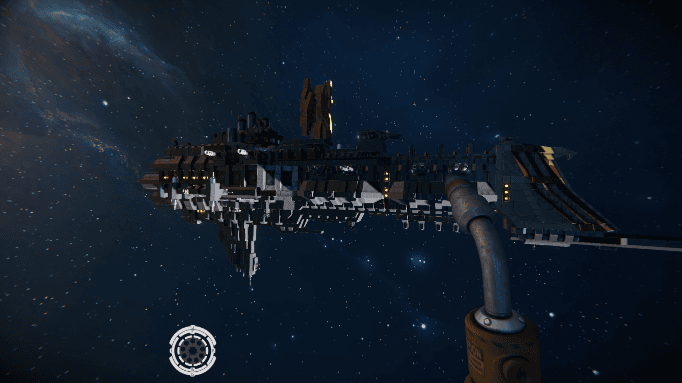 40k Tyrant Cruiser — Space Engineers Workshop preview