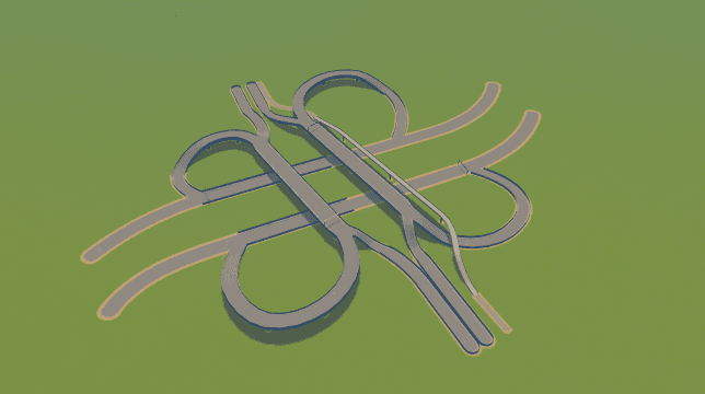 Co-intersection-fourway-walk-01 — Cities: Skylines Steam Workshop preview image
