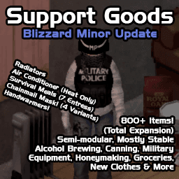 [OUTDATED] Support Goods Mega Mod [B42.4] - Blizzard Update - SEMI-STABLE — Project Zomboid Steam Workshop preview image