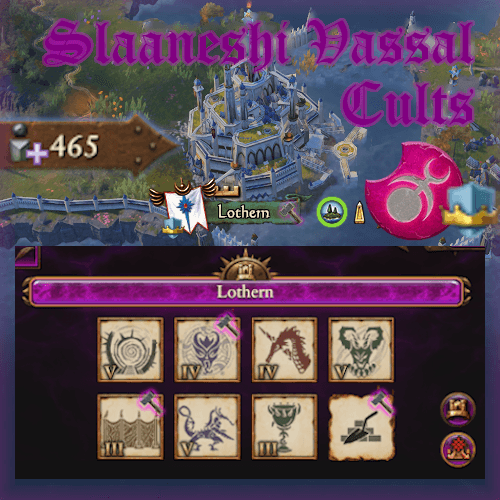 Slaanesh Vassal Cults — Total War: WARHAMMER III Steam Workshop preview image