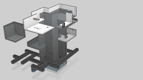 4 chickens coated in hexagons v0.3 (PLAYTESTING STAGE) — Portal 2 Workshop preview