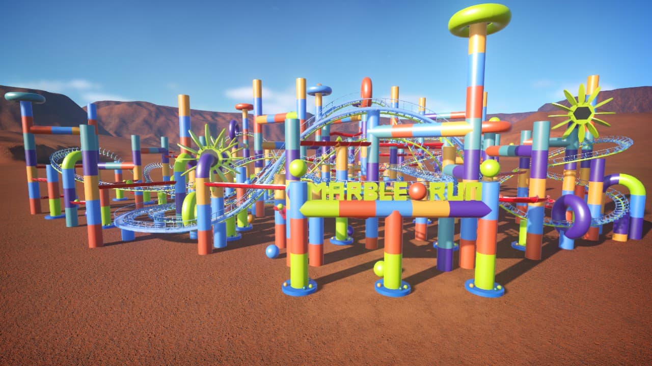 Marble Run — Planet Coaster Steam Workshop preview image