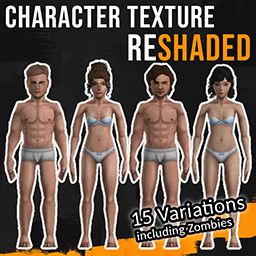 Reshaded Character Retexture B42 — Project Zomboid Workshop preview