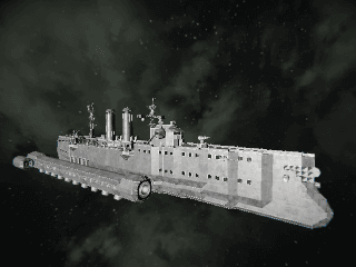 USS Albany CL-23 — Space Engineers Workshop preview