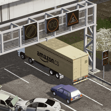 Swiss Road Gantry & LED Panel — Cities: Skylines Steam Workshop preview image