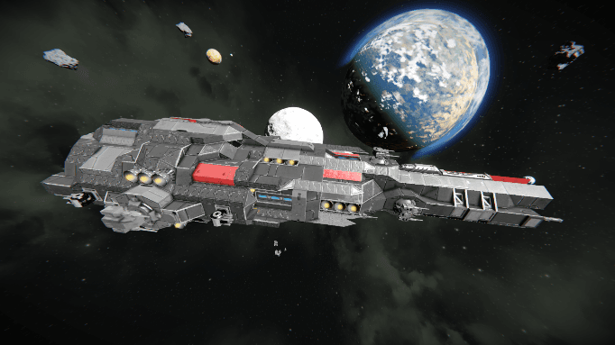 Tigris-Class Corvette (REVISED) — Space Engineers Workshop preview