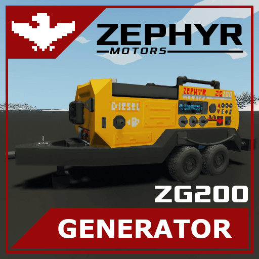 Zephyr ZG200 Power Generator — Stormworks: Build and Rescue Workshop preview