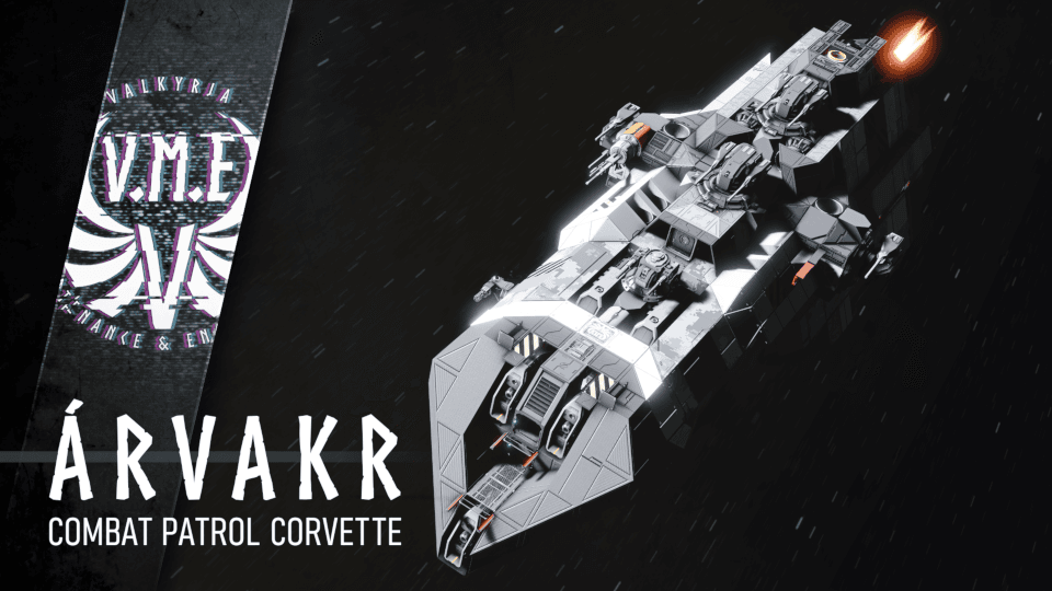 VME Arvakr-class MK2 Combat-Patrol Corvette — Space Engineers Steam Workshop preview image