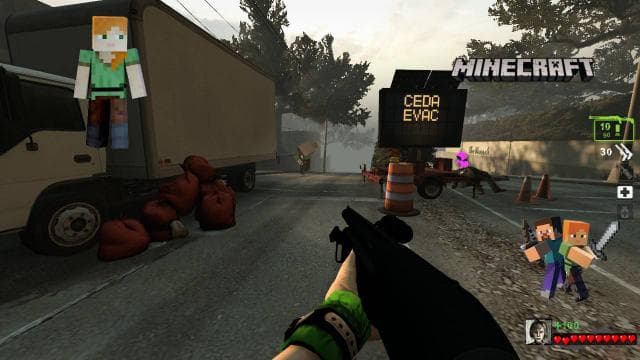 minecraft alex charger — Left 4 Dead 2 Steam Workshop preview image
