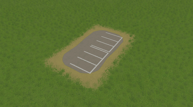 ParkingLot 1x2 Right without light — Cities: Skylines Workshop preview